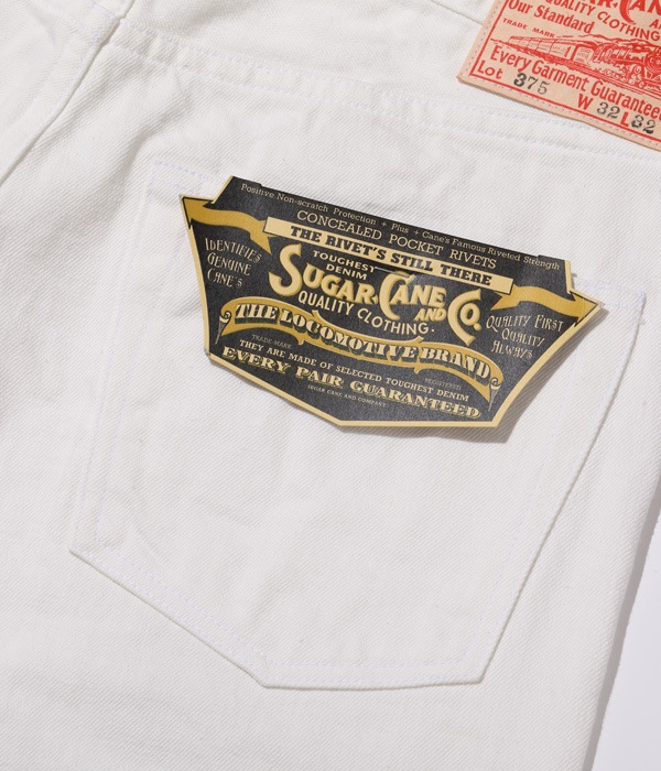 Lot No. SC42375 / 12oz. WHITE DENIM 2021 MODEL (SLIM TAPERED)