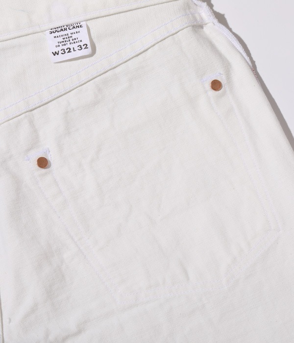 Lot No. SC42375 / 12oz. WHITE DENIM 2021 MODEL (SLIM TAPERED)