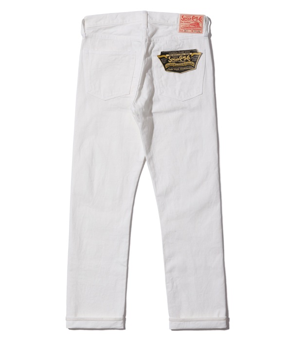 Lot No. SC42375 / 12oz. WHITE DENIM 2021 MODEL (SLIM TAPERED)