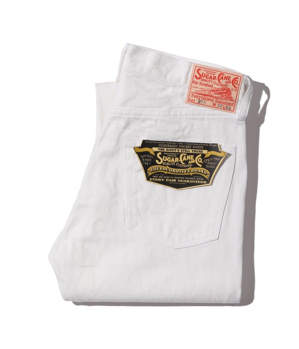 Lot No. SC42375 / 12oz. WHITE DENIM 2021 MODEL (SLIM TAPERED)