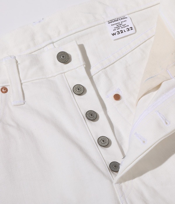 Lot No. SC42375 / 12oz. WHITE DENIM 2021 MODEL (SLIM TAPERED)