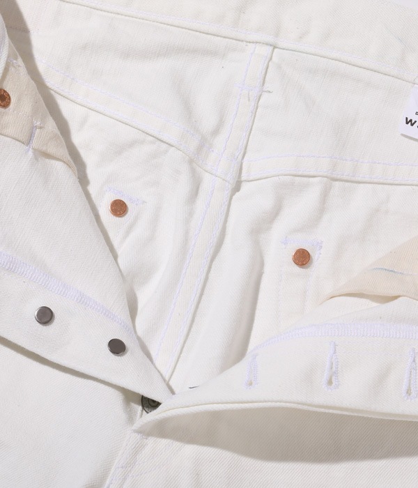 Lot No. SC42375 / 12oz. WHITE DENIM 2021 MODEL (SLIM TAPERED)