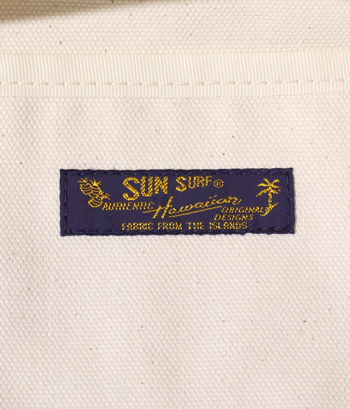 Lot No. SS02795 / COTTON CANVAS TOTE BAG SUNSURF LOGO (SMALL)