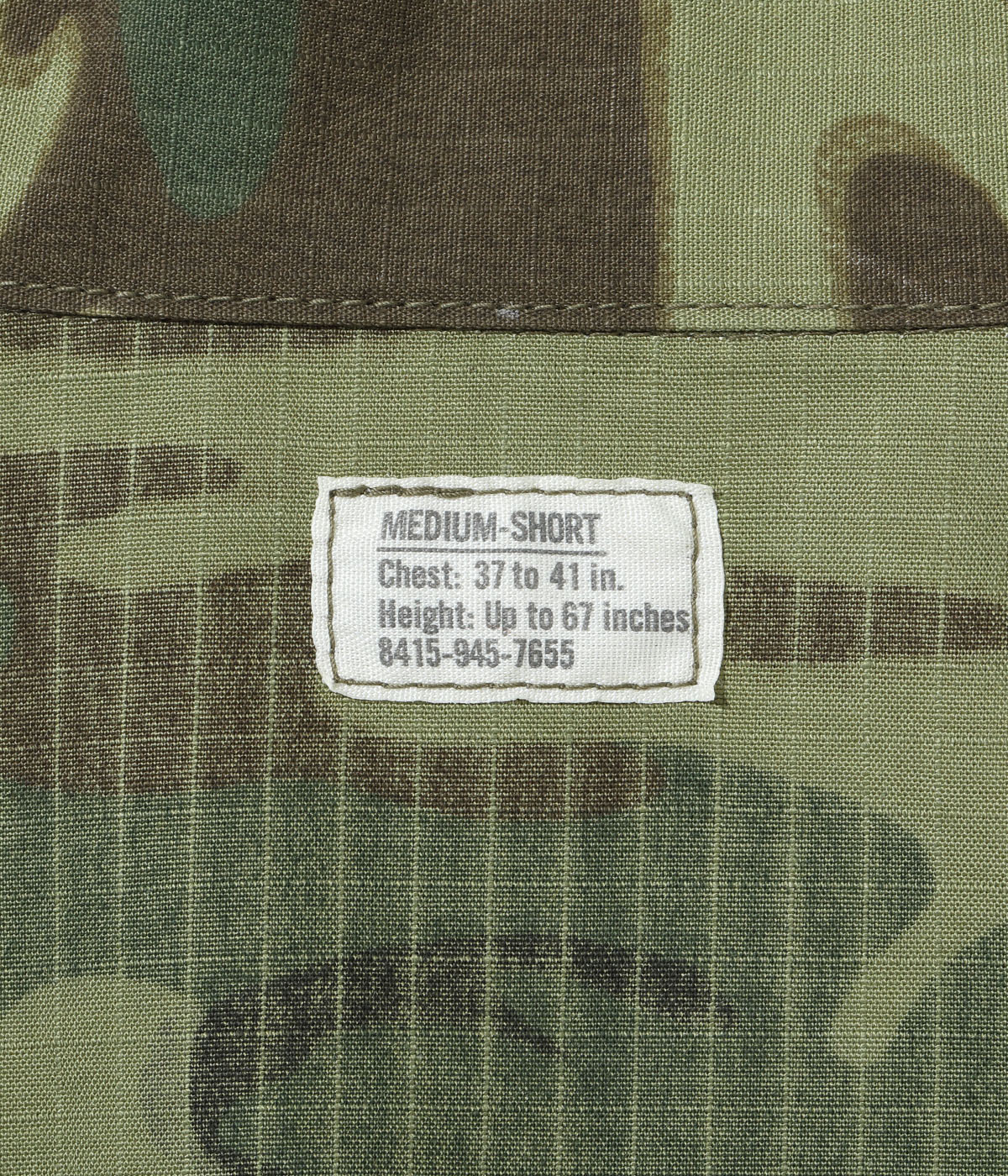 Lot No. BR15691 / COAT, MAN'S, CAMOUFLAGE, COTTON, WIND, RESISTANT, POPLIN, CLASS 2