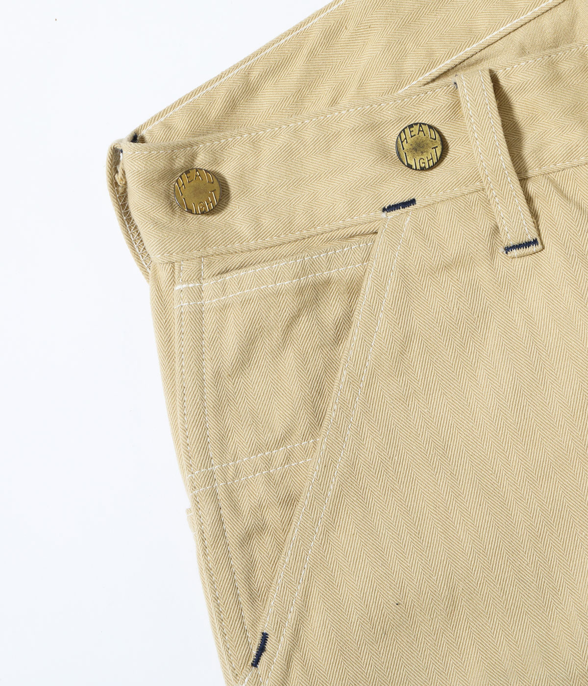 Lot No. HD42656 / HEADLIGHT 10oz. RANDOM HBT WORK DUNGAREES