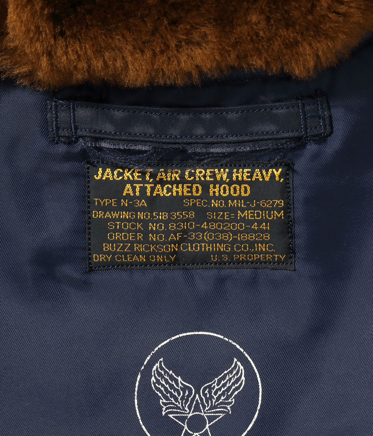 2026ǯ��������ͽ�� / Lot No. BR15932 / Type N-3A BROWN HOOD MOUTON ��BUZZ RICKSON CLOTHING CO., INC.��