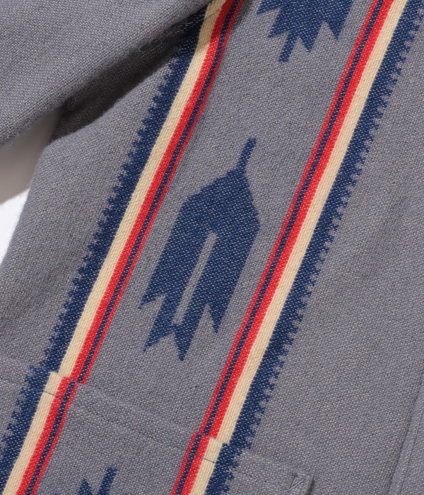 Lot No. SC14992 / NATIVE AMERICAN WOOL BLANKET JACKET SUGAR CANE