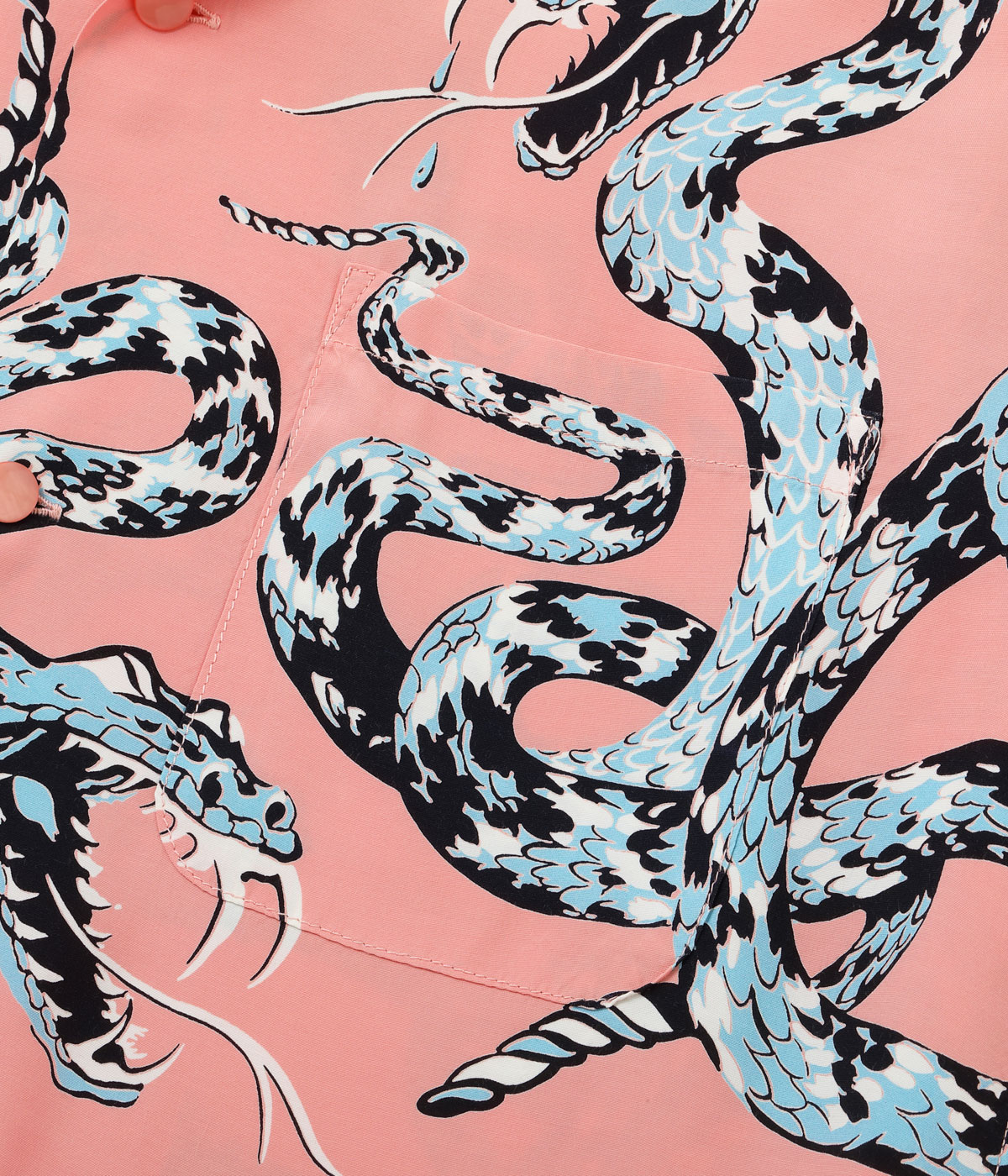 Lot No. SH39486 / HIGH DENSITY RAYON OPEN SHIRT RATTLE SNAKE
