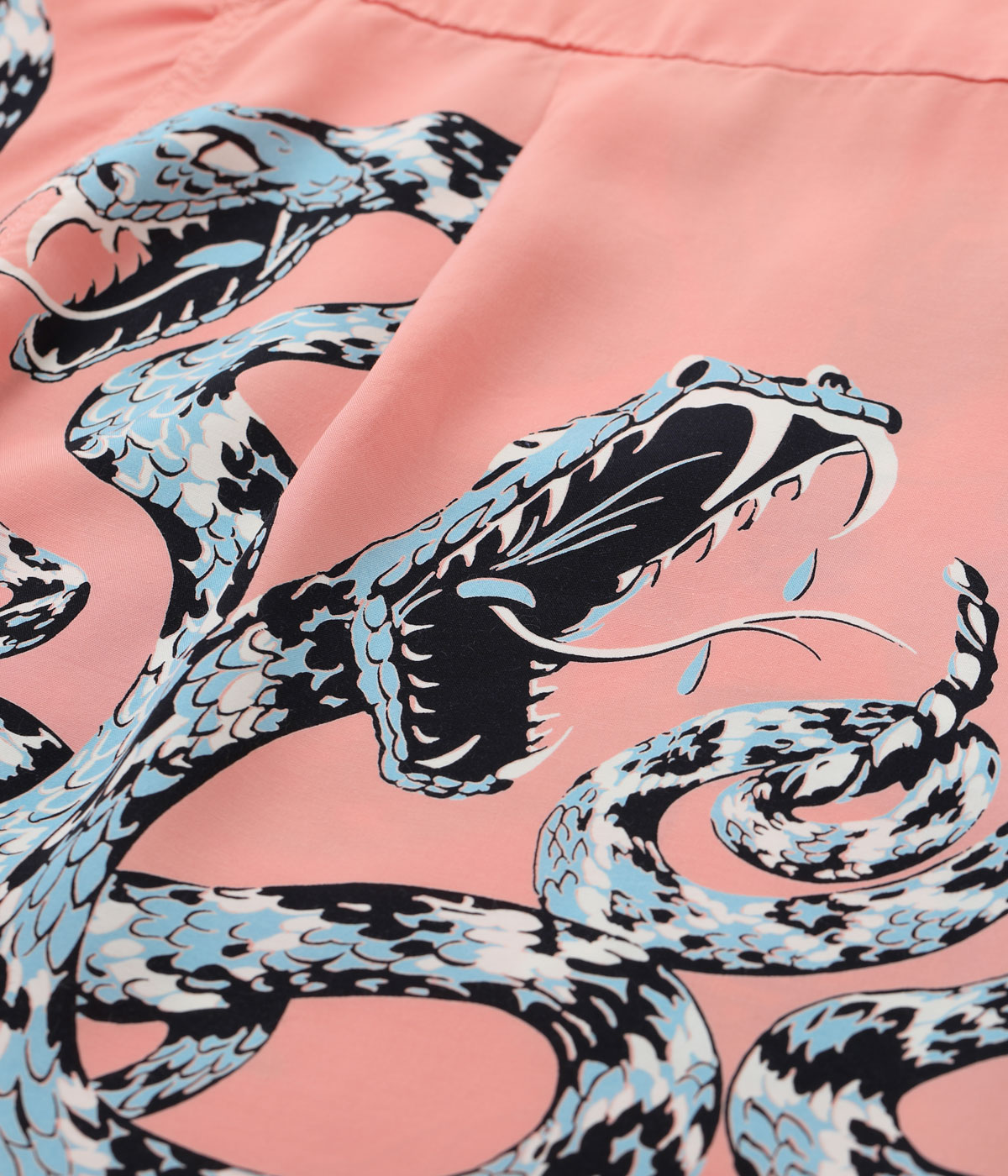 Lot No. SH39486 / HIGH DENSITY RAYON OPEN SHIRT RATTLE SNAKE