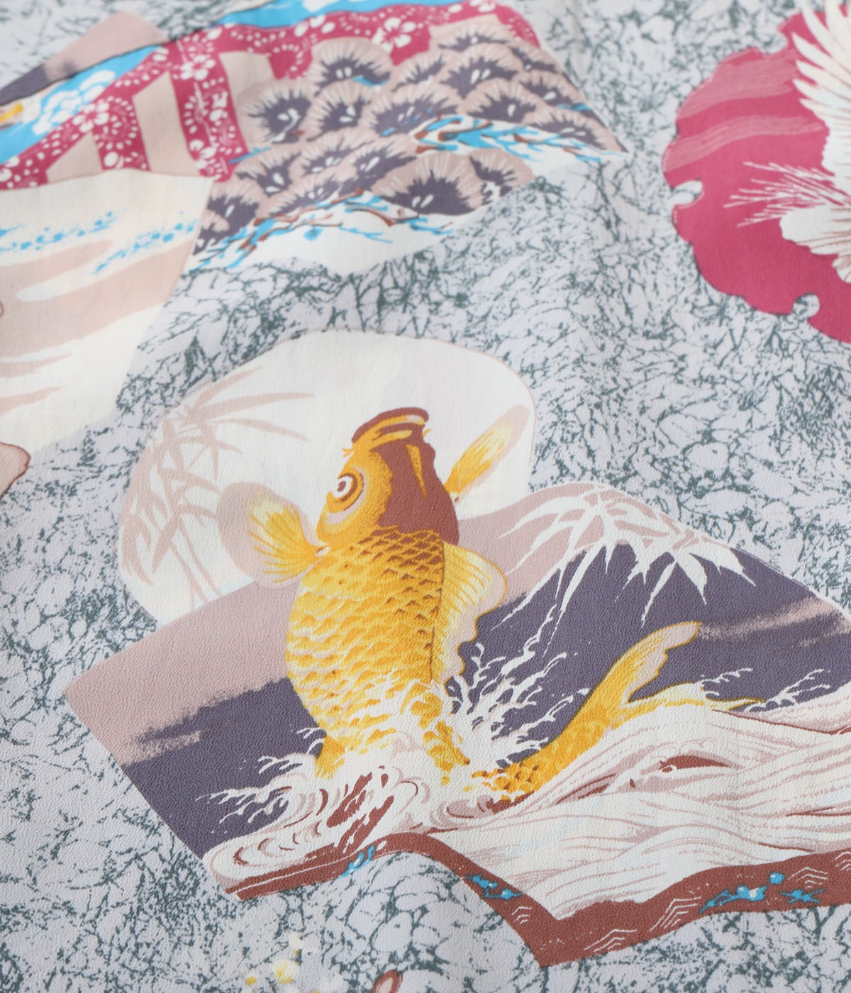 Lot No. SS39614 / RAYON HAWAIIAN SHIRT ��JAPANESE QUAINT DESIGN��