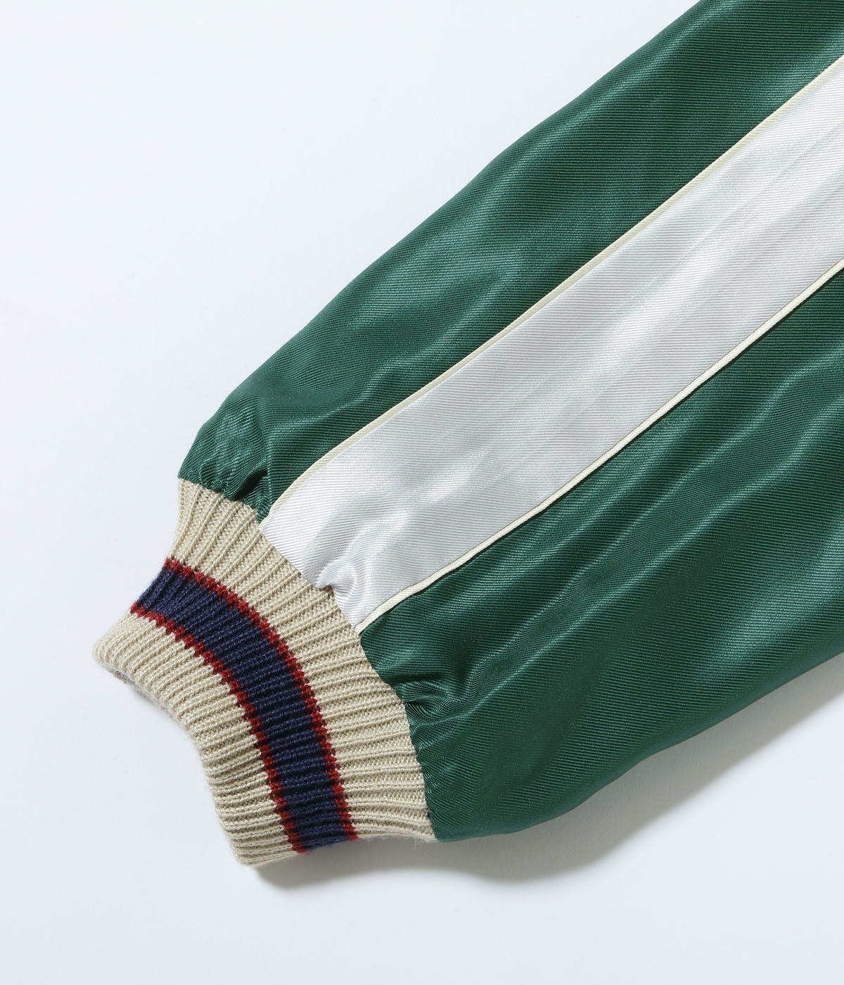 Lot No. TT15877-128 / Late 1950s Style Acetate Souvenir Jacket ��HAWAII MAP�� �� ��DRAGON & TIGER��