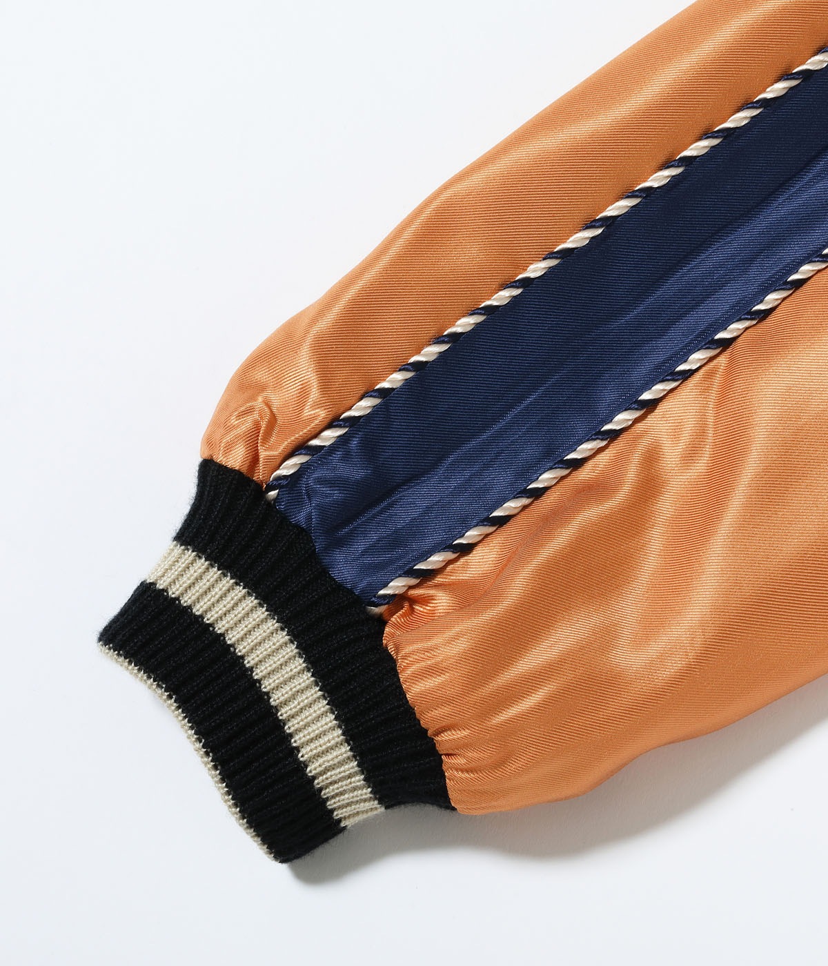 Lot No. TT15877-128 / Late 1950s Style Acetate Souvenir Jacket ��HAWAII MAP�� �� ��DRAGON & TIGER��