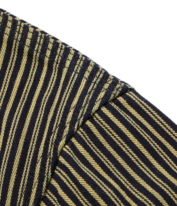 Lot No. SC15074 / FICTION ROMANCE 11oz. BROWN LIBERTY STRIPE WORK COAT