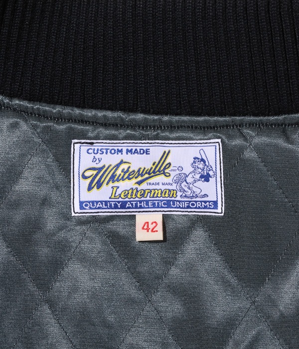 Lot No. WV15166-119 / 30oz. WOOL MELTON AWARD JACKET COUGARS (BLACK)