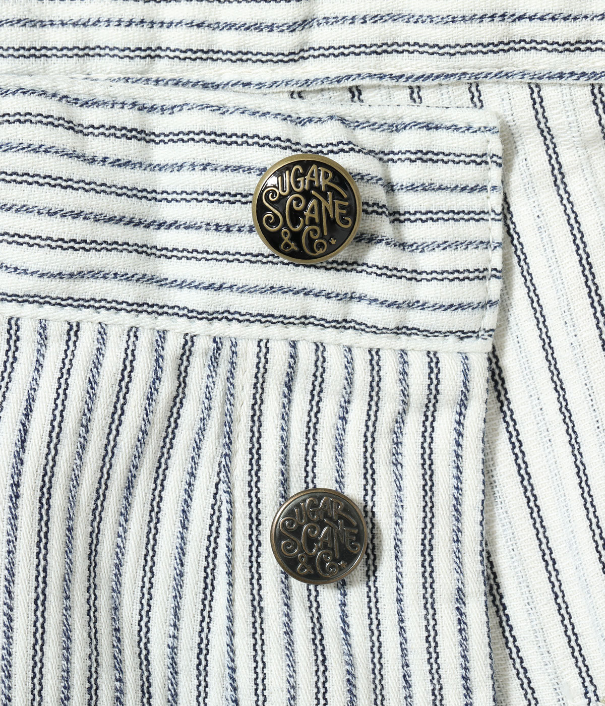 Lot No. SC42649 / FICTION ROMANCE 8oz. INDIGO STRIPE WORK PANTS