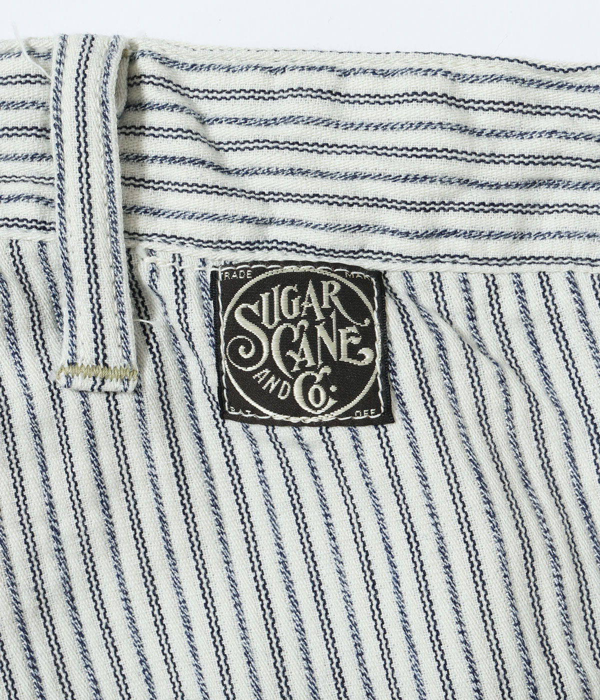 Lot No. SC42649 / FICTION ROMANCE 8oz. INDIGO STRIPE WORK PANTS