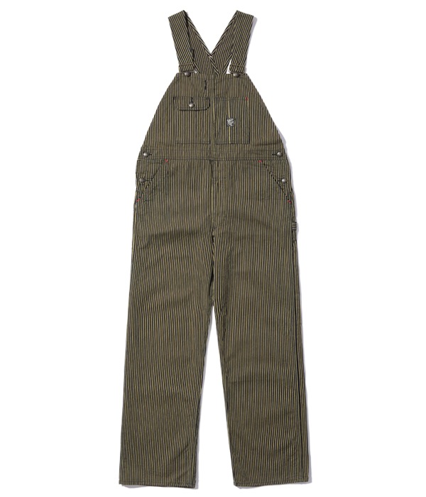 Lot No. SC42302 / FICTION ROMANCE 11oz. BROWN LIBERTY STRIPE OVERALLS