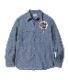 Lot No. BR29184 / BLUE CHAMBRAY WORK SHIRTS ��BUZZ RICKSON'S 30th ANNIVERSARY MODEL WITH EMBROIDERED��