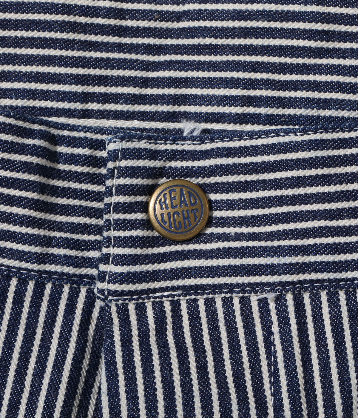Lot No. HD42457 / HEADLIGHT 11oz. HICKORY STRIPE DUNGAREES