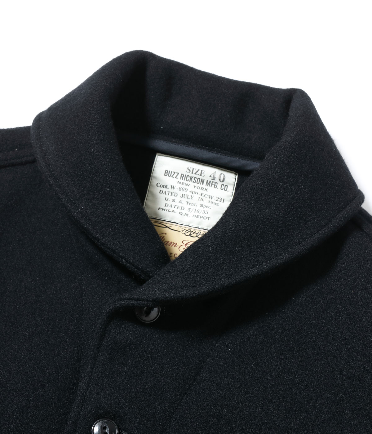 Lot No. BR15776 / WILLIAM GIBSON COLLECTION JACKET, WOOL, BLACK ��CCC��