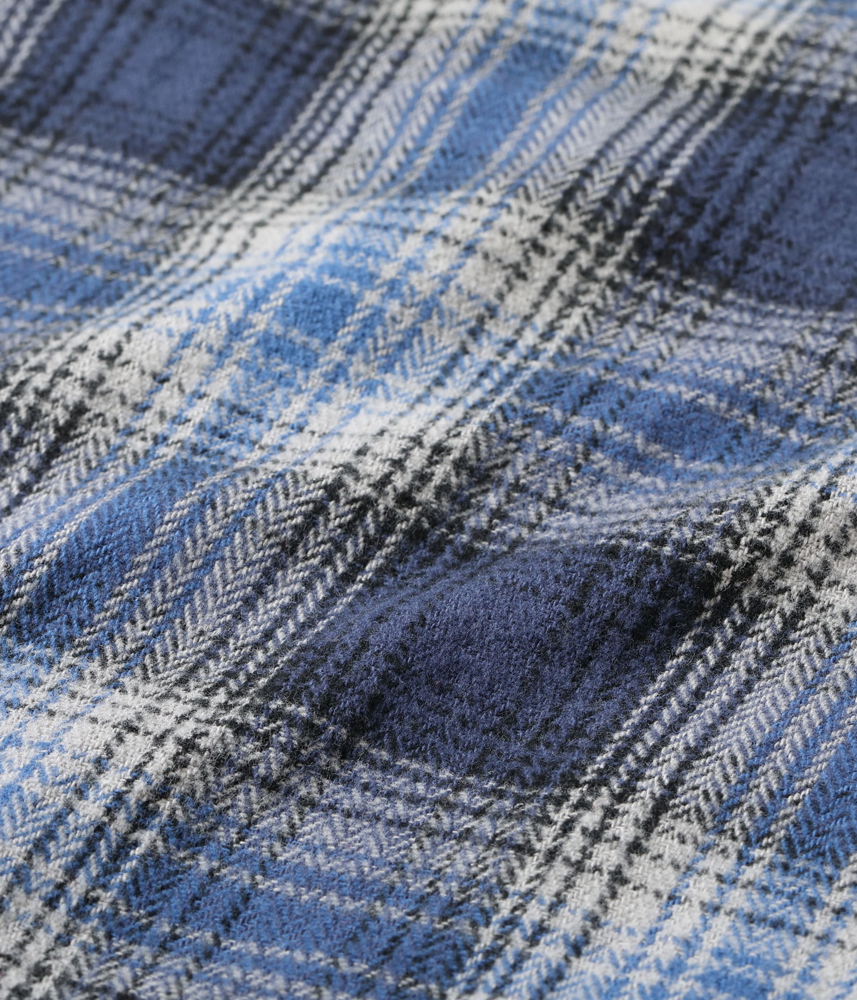 Lot No. SC29584 / FICTION ROMANCE HERRINGBONE TWILL CHECK WORK SHIRT