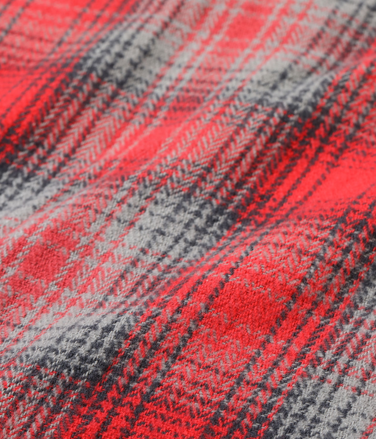 Lot No. SC29584 / FICTION ROMANCE HERRINGBONE TWILL CHECK WORK SHIRT