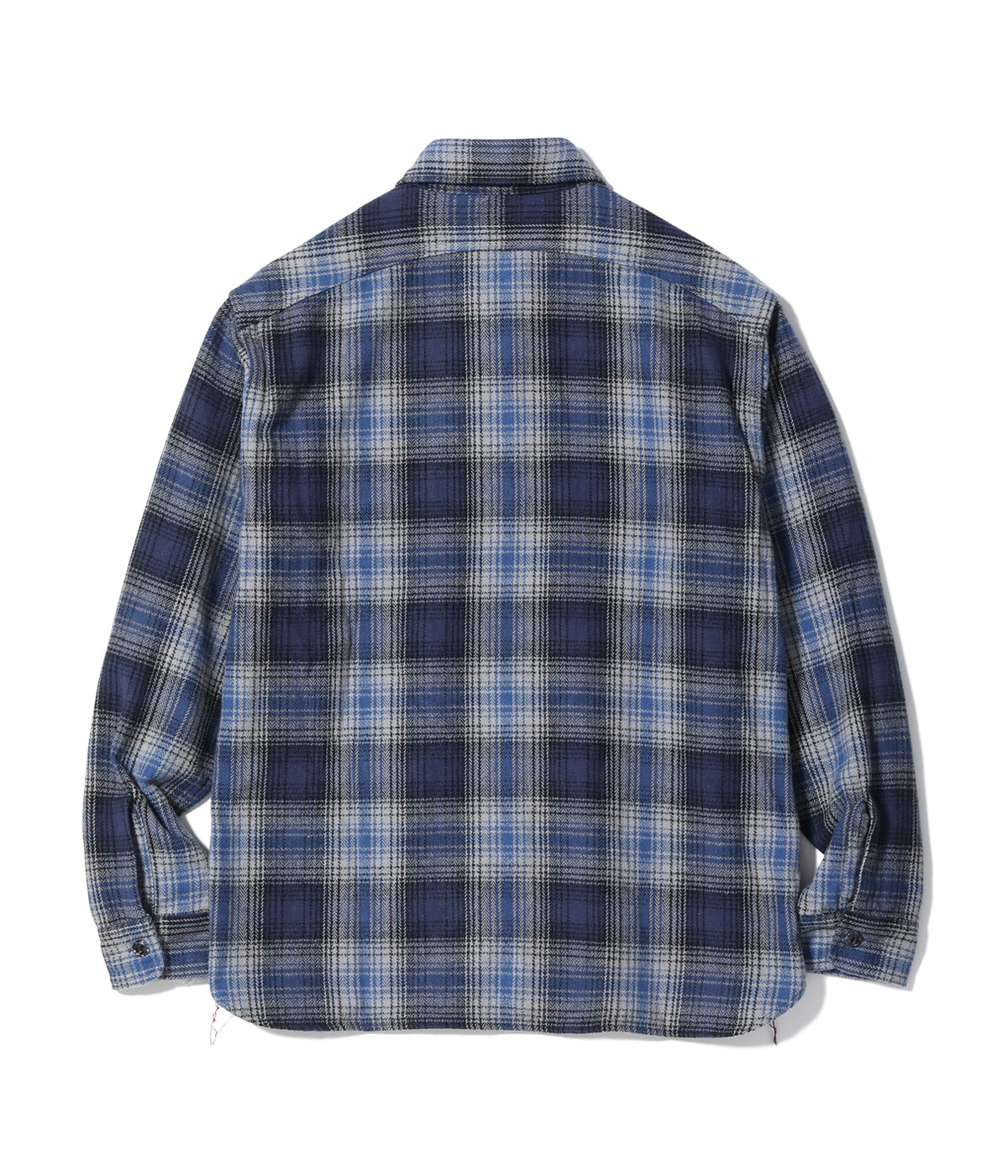 Lot No. SC29584 / FICTION ROMANCE HERRINGBONE TWILL CHECK WORK SHIRT