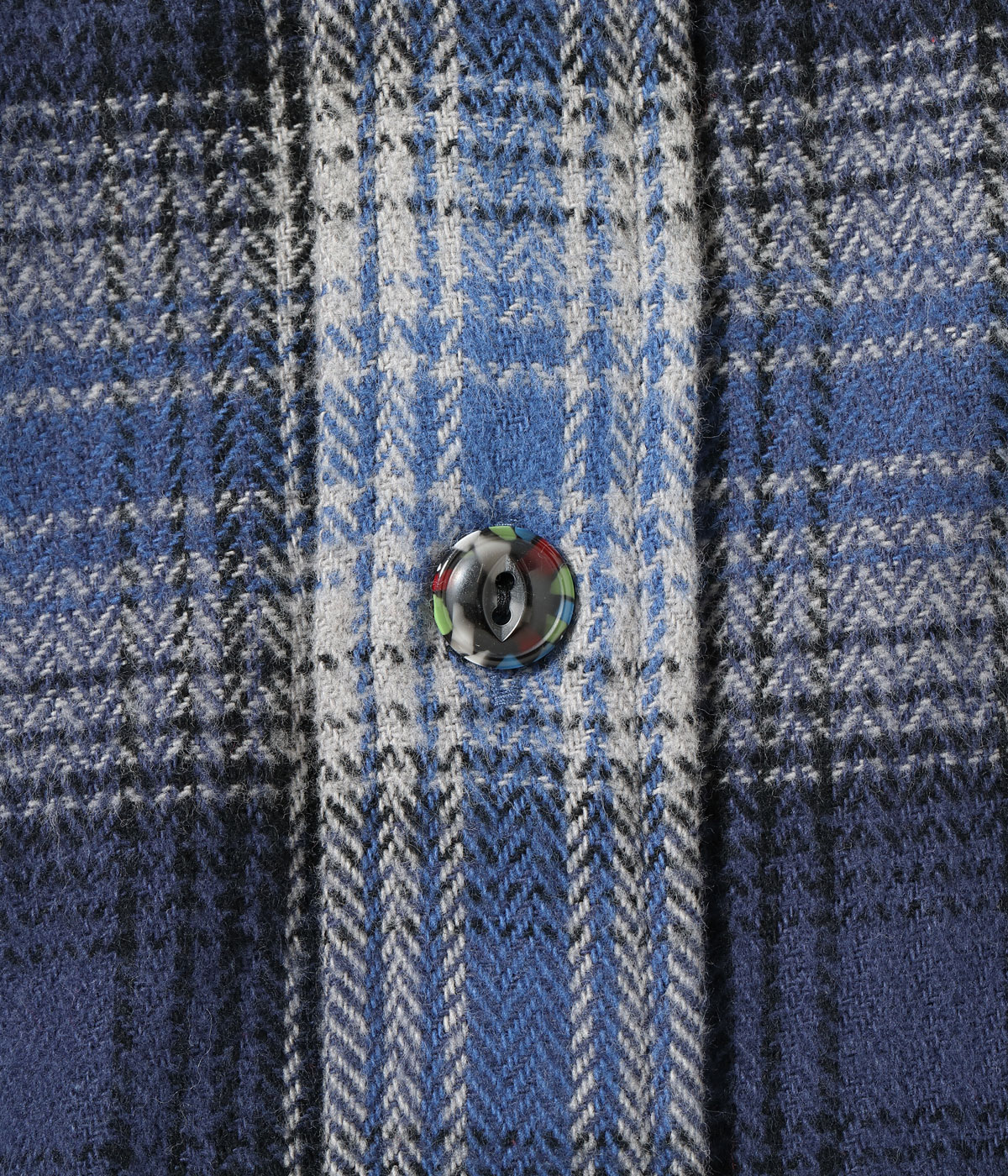 Lot No. SC29584 / FICTION ROMANCE HERRINGBONE TWILL CHECK WORK SHIRT