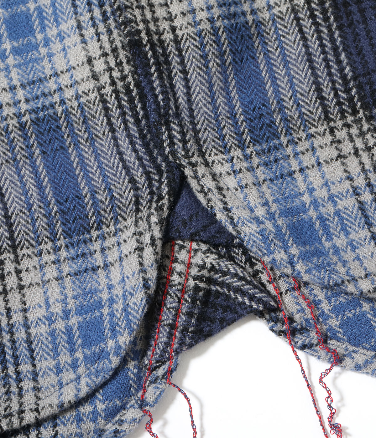 Lot No. SC29584 / FICTION ROMANCE HERRINGBONE TWILL CHECK WORK SHIRT