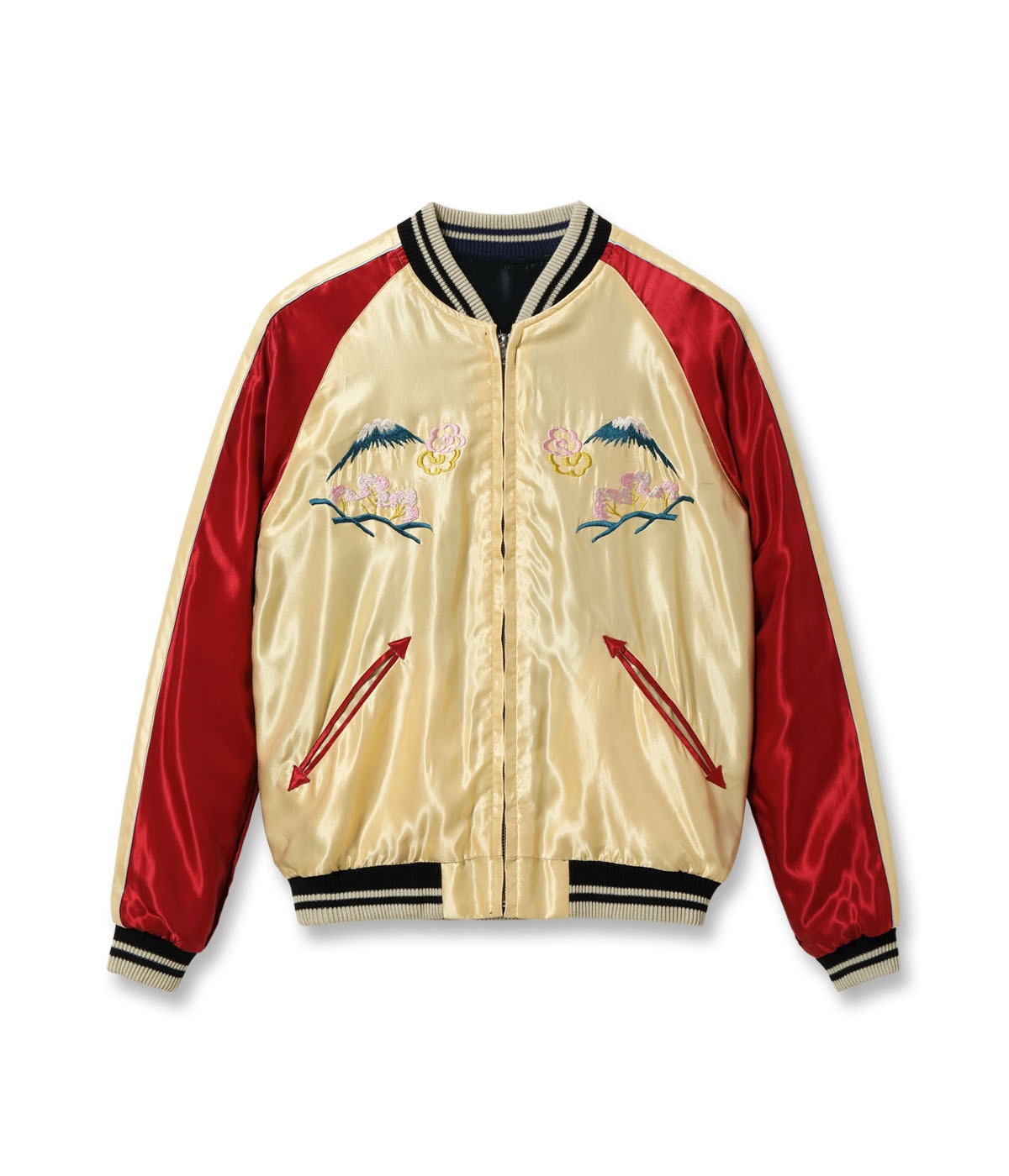 2026ǯ2��5������ / Lot No. TT15877-219 / Early 1950s Style Acetate Souvenir Jacket ��USS PRINCETON�� �� ��MAIKO��