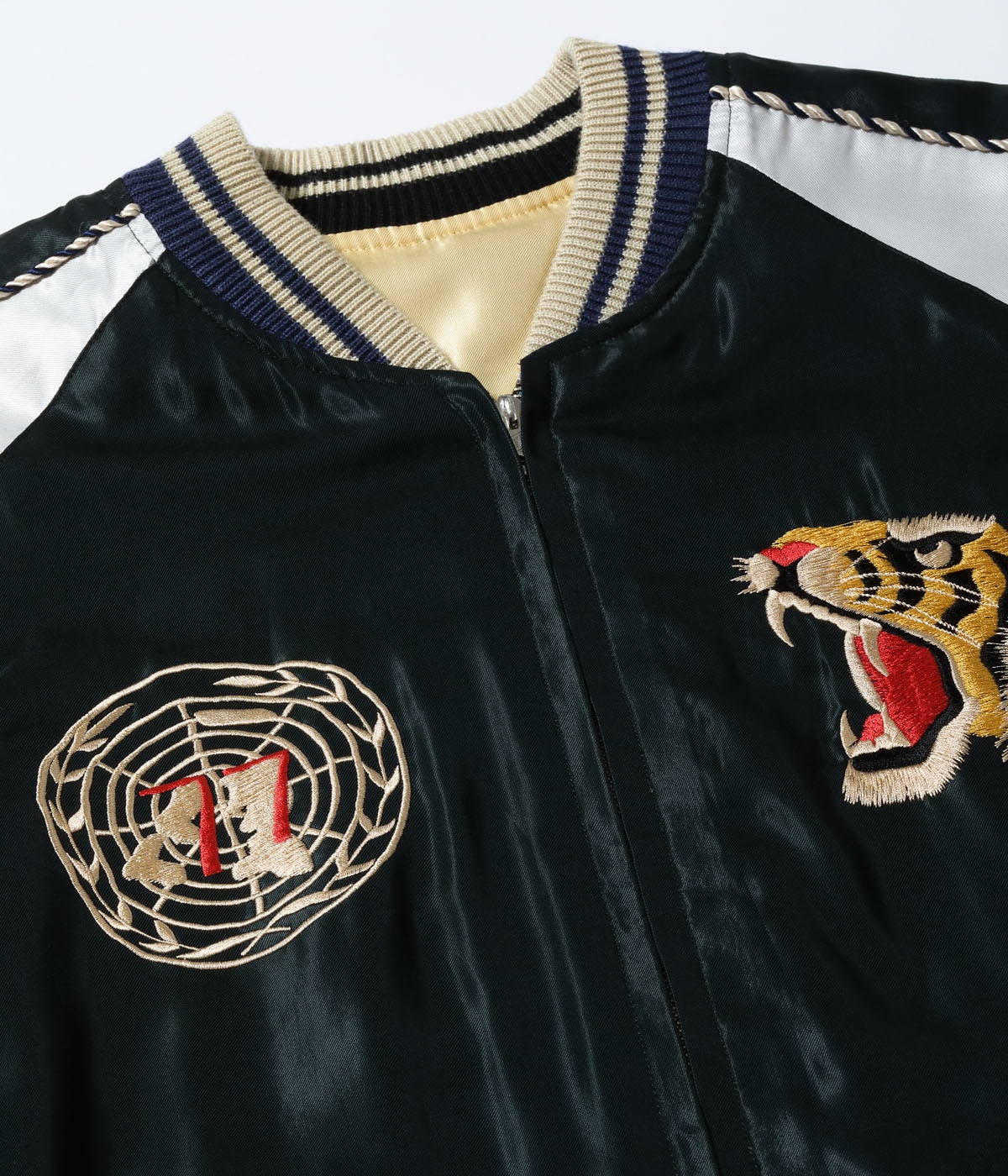 2026ǯ2��5������ / Lot No. TT15877-219 / Early 1950s Style Acetate Souvenir Jacket ��USS PRINCETON�� �� ��MAIKO��