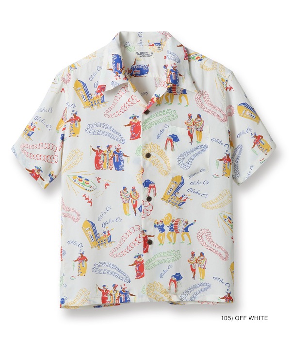 Lot No. SS38320 / RAYON HAWAIIAN SHIRT ��ALOHA OE��