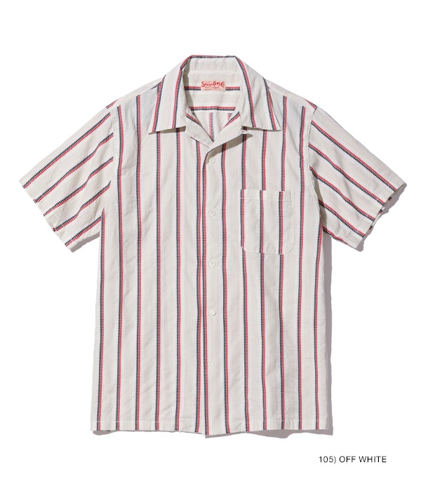 Lot No. SC39119 / HEART STRIPE OPEN SHIRT