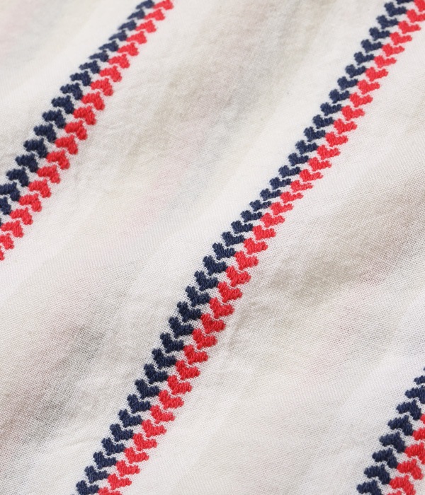 Lot No. SC39119 / HEART STRIPE OPEN SHIRT
