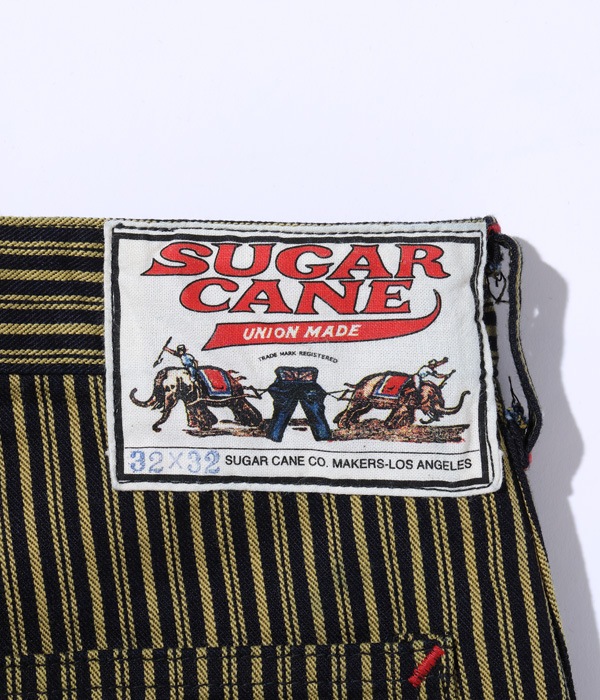 Lot No. SC42304 / FICTION ROMANCE 11oz. BROWN LIBERTY STRIPE WORK PANTS