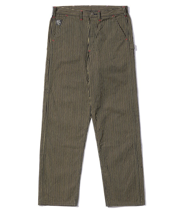 Lot No. SC42304 / FICTION ROMANCE 11oz. BROWN LIBERTY STRIPE WORK PANTS