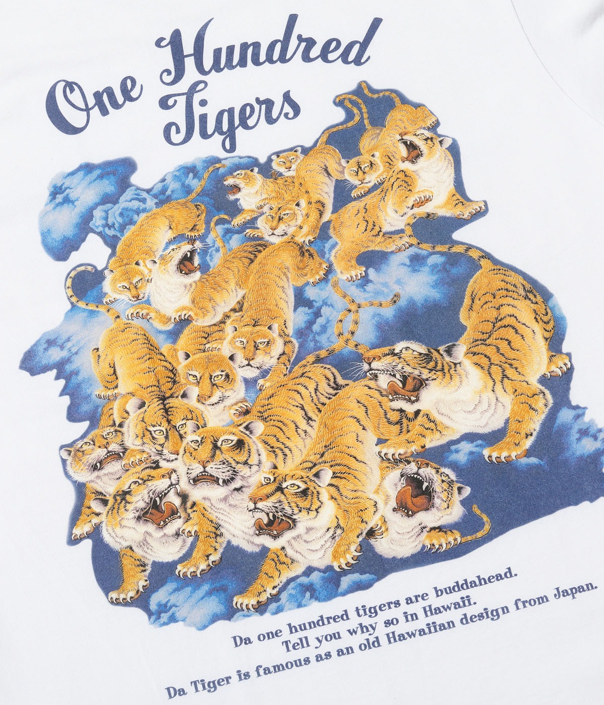 Lot No. SS79162 / SUNSURF PRINT T-SHIRTS ��ONE HUNDRED TIGERS��