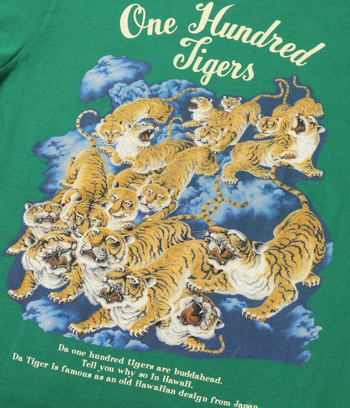 Lot No. SS79162 / SUNSURF PRINT T-SHIRTS ��ONE HUNDRED TIGERS��