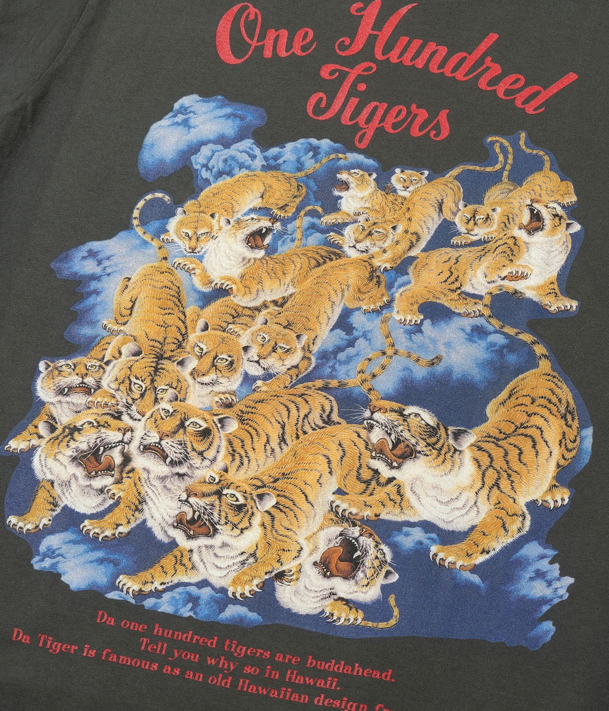 Lot No. SS79162 / SUNSURF PRINT T-SHIRTS ��ONE HUNDRED TIGERS��