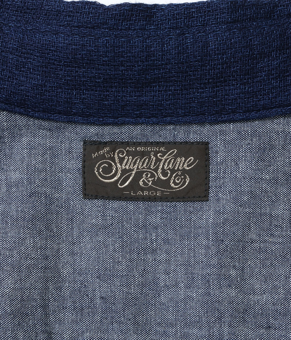 Lot No. SC29522 / INDIGO CHAMBRAY �� INDIGO DOBBY CLOTH CRAZY WORK SHIRT