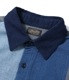 Lot No. SC29522 / INDIGO CHAMBRAY �� INDIGO DOBBY CLOTH CRAZY WORK SHIRT