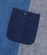 Lot No. SC29522 / INDIGO CHAMBRAY �� INDIGO DOBBY CLOTH CRAZY WORK SHIRT