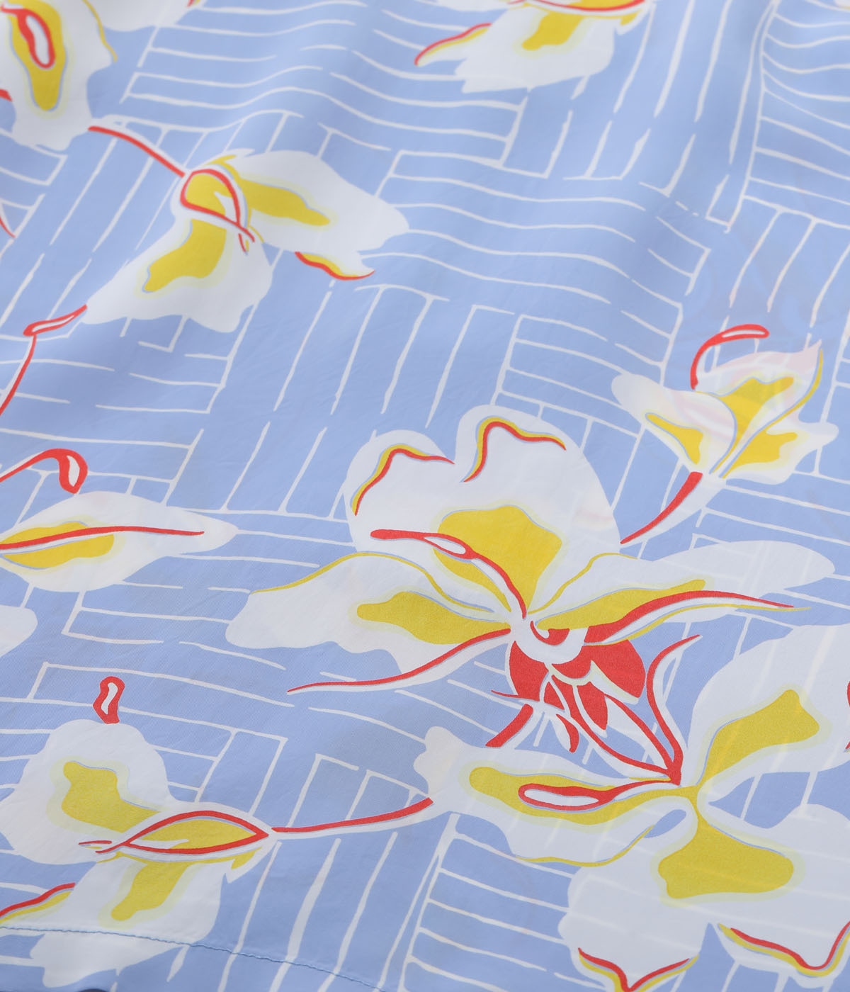 2026ǯ6��3������ / Lot No. SS39615 / RAYON HAWAIIAN SHIRT ��WHITE GINGER��
