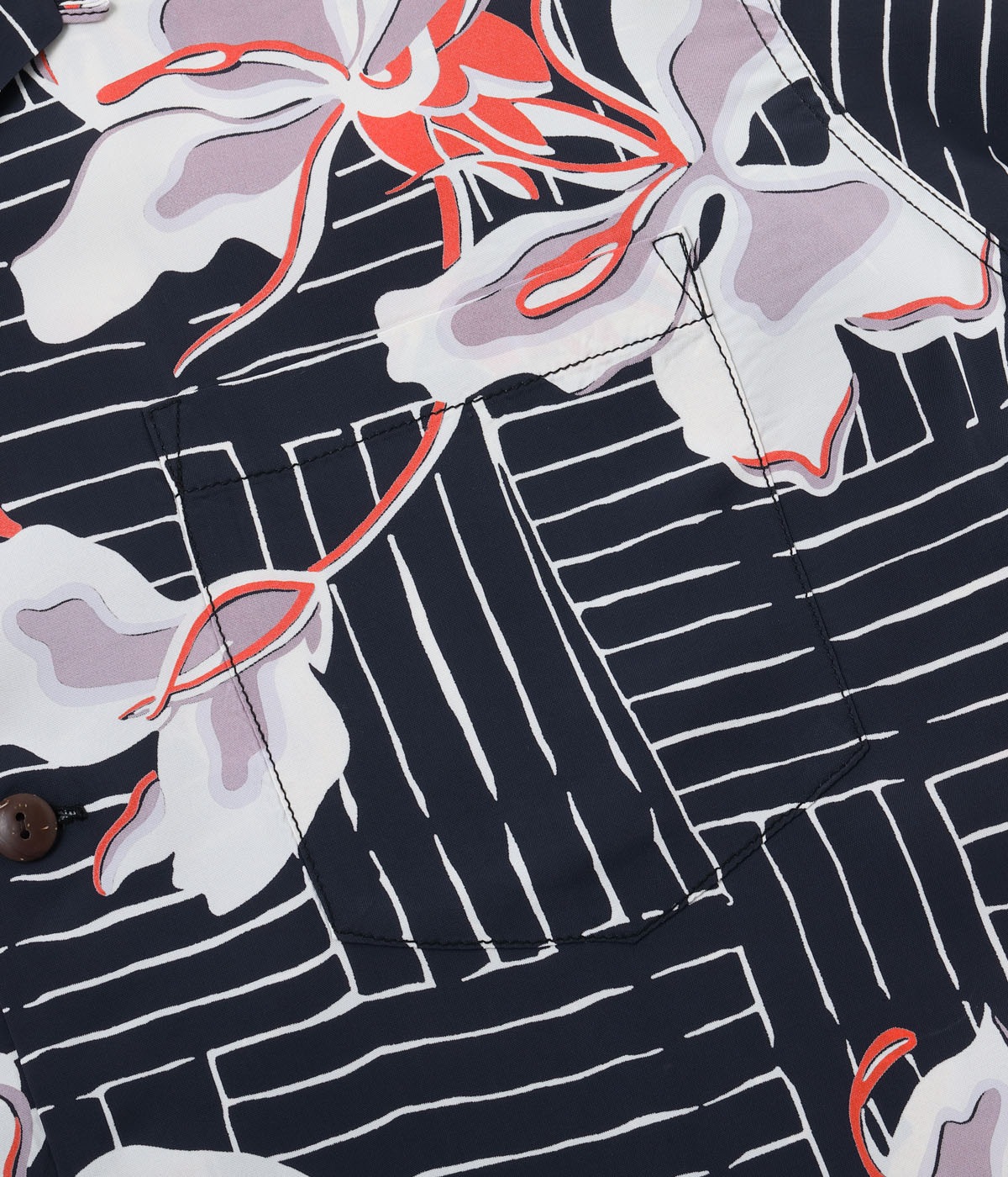 2026ǯ6��3������ / Lot No. SS39615 / RAYON HAWAIIAN SHIRT ��WHITE GINGER��