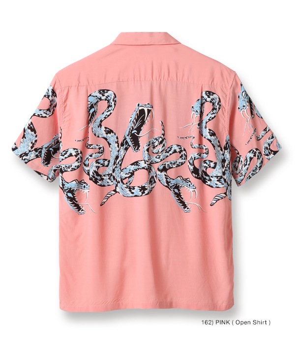 Lot No. SH38378 / HIGH DENSITY RAYON OPEN SHIRT RATTLE SNAKE