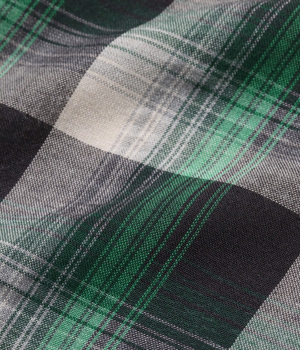 Lot No. SC39121 / RAYON CHECK OPEN SHIRT