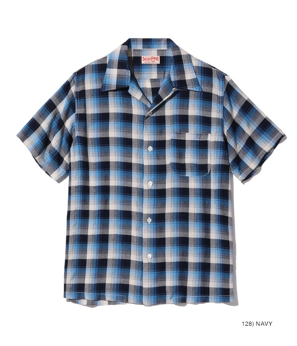 Lot No. SC39121 / RAYON CHECK OPEN SHIRT