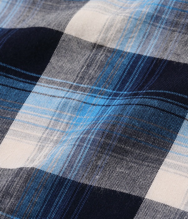 Lot No. SC39121 / RAYON CHECK OPEN SHIRT