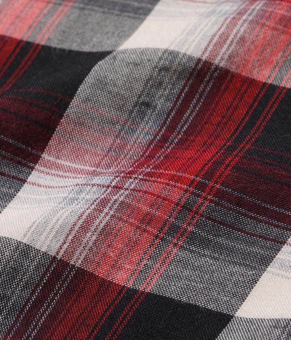 Lot No. SC39121 / RAYON CHECK OPEN SHIRT