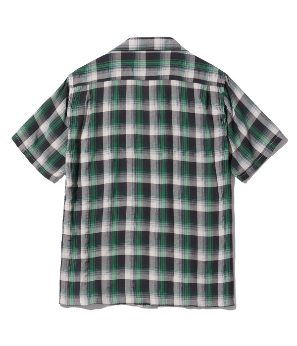 Lot No. SC39121 / RAYON CHECK OPEN SHIRT